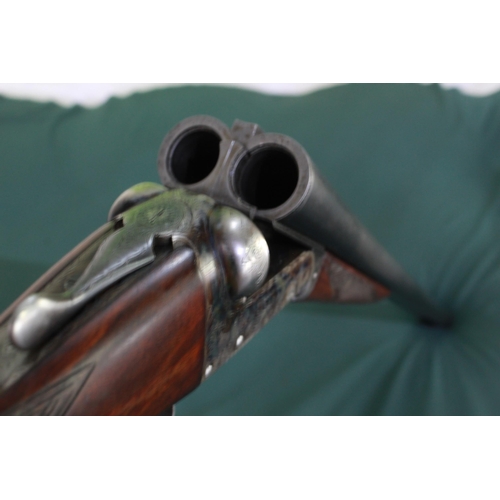 784 - 12B Webley & Scott side by side ejector shotgun with 26