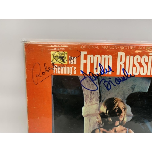 557 - 'From Russia with Love' Original Motion Picture Sound Track LP, with Sean Connery, Bernard Lee, Lott... 