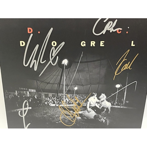 568 - Fontaines D.C. 'Dogrel', with five  band members signatures