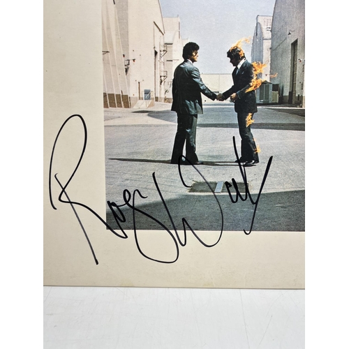 571 - Pink Floyd 'Wish You Were Here' LP, with Roger Waters signature