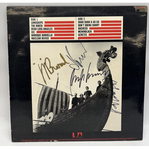 572 - The Stranglers 'The Raven', with 4 members of the band signatures