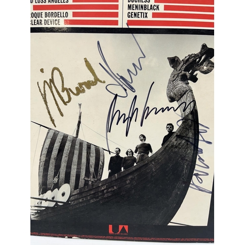 572 - The Stranglers 'The Raven', with 4 members of the band signatures