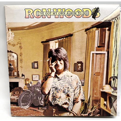 573 - Ron Wood 'Ive Got My Own Album To Do' LP, with 'To Val + Mike Wish you were 'ere Woody' signature