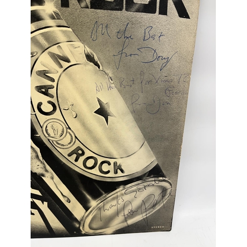 574 - Canned Rock 'Kinetic Energy', with 2 band members signatures