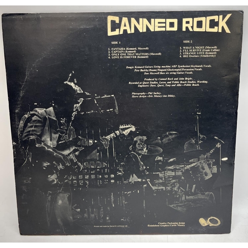 574 - Canned Rock 'Kinetic Energy', with 2 band members signatures