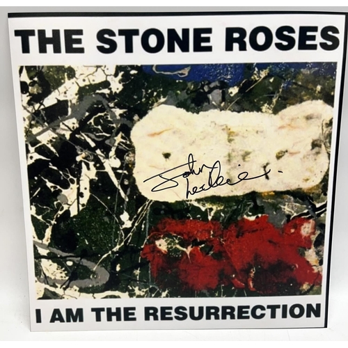 581 - The Stone Roses 'I Am The Resurrection' album cover photo, with John Heckler signature