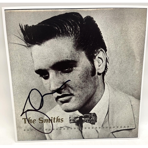 582 - The Smiths photo of album cover, Johnny Marr signature