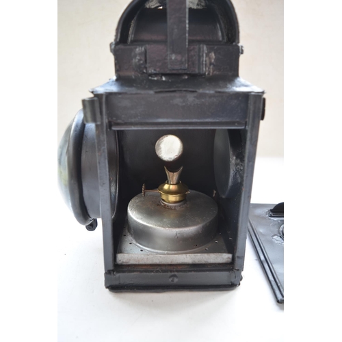 269 - British Rail tail/buffer lamp, marked with BR(M)M, fixed handle, overall height 50.5cm