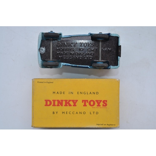 155 - Vintage Dinky Toys Morris Commercial Van Capstan Cigarettes (no 465) with original box, model in exc... 