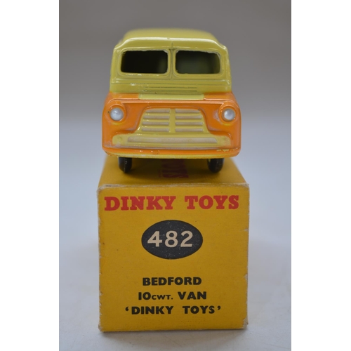 160 - Vintage Dinky Toys Bedford 10 CWT Dinky Toys Van (no 482) with original box. Model in excellent cond... 