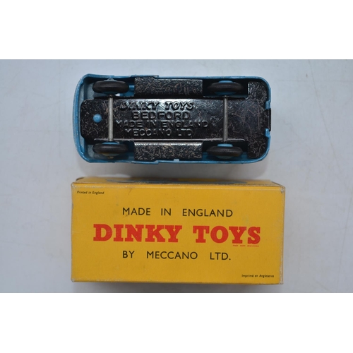 161 - Vintage Dinky Toys Bedford 10 CWT Ovaltine Van (no 481) with original box. Model in excellent condit... 