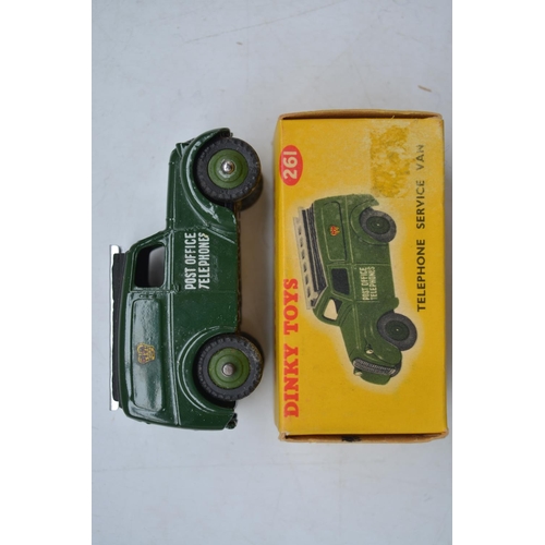 162 - Vintage Dinky Toys Telephone Service Van (no 261) with original box. Model in excellent condition fo... 