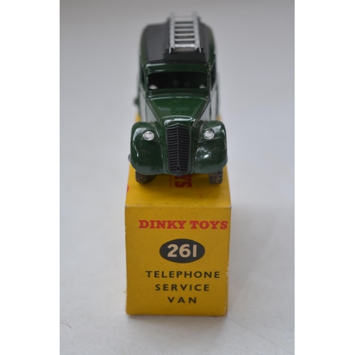 162 - Vintage Dinky Toys Telephone Service Van (no 261) with original box. Model in excellent condition fo... 