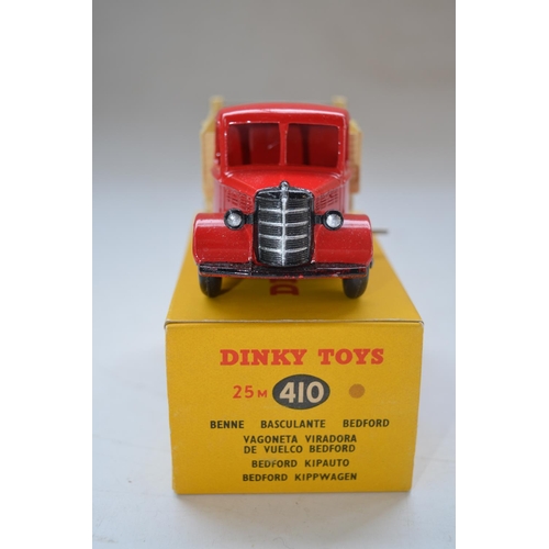 164 - Vintage Dinky Toys Bedford End Tipper (no 410) with original box. Model and box in near mint conditi... 