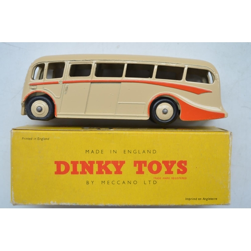 172 - Vintage Dinky Toys Luxury Coach (no 281) with original box. Model in very good condition with some b... 