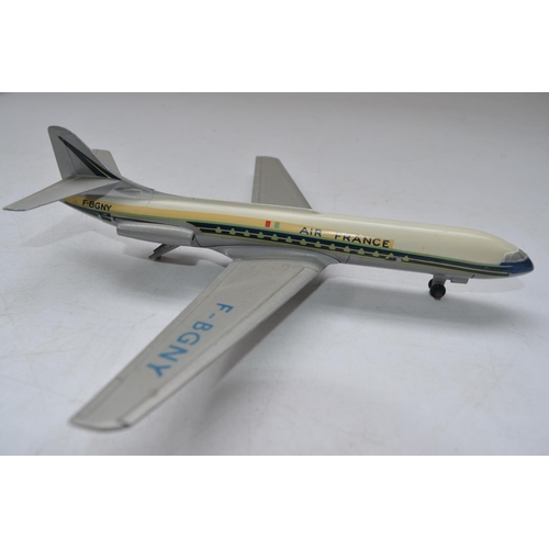 174 - Two vintage Dinky Supertoys diecast airliner models, Caravelle SE 210 Air France with functional air... 