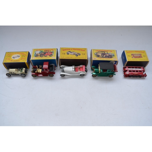 188 - Collection of vintage boxed Matchbox Models Of Yesteryear (15) to include 2x 1929 Bentley 4.5 ltr's,... 