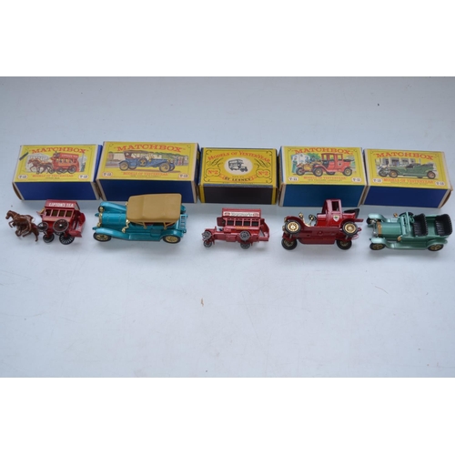 188 - Collection of vintage boxed Matchbox Models Of Yesteryear (15) to include 2x 1929 Bentley 4.5 ltr's,... 