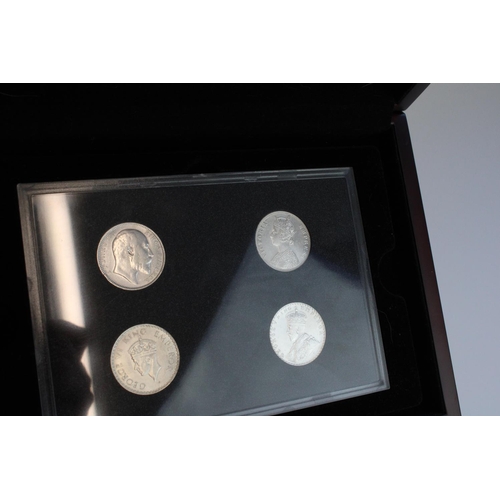 680 - 2019 Isle of Man Peter Pan silver proof 50p set and a British Empire silver rupee set of , both with... 