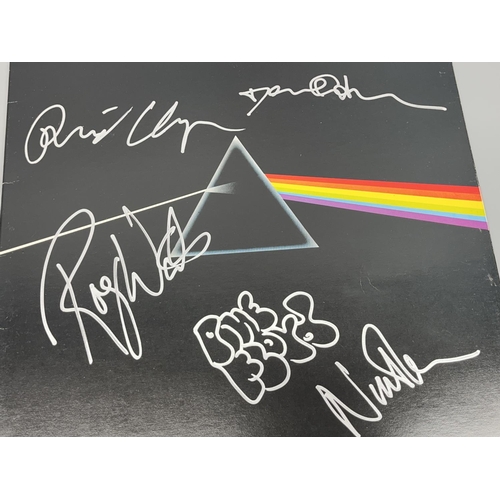 508 - Pink Floyd 'Dark Side of the Moon' LP, with Roger Waters, David Gilmour, Nick Mason and Richard Wrig... 