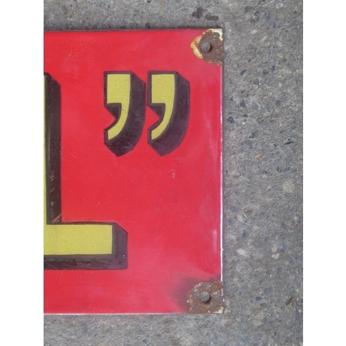 297 - Enamelled sign 