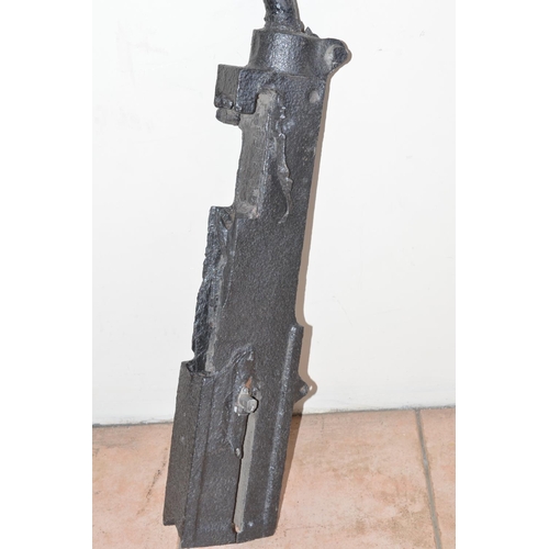 925 - .50 calibre machine gun (relic) recovered from RAF F-86 Sabre crash site and a piece of wartime Lanc... 