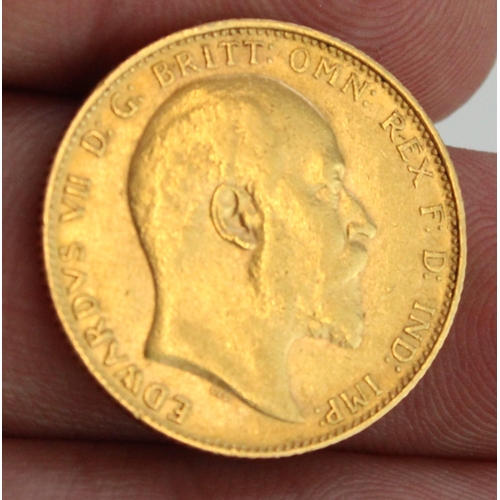 602 - Edw. VII 1907 gold sovereign