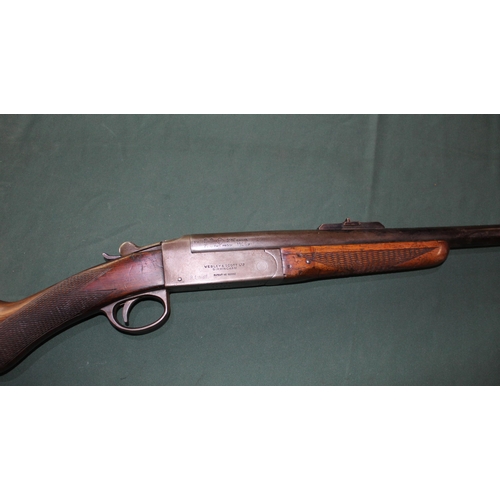 826 - 12B Webley & Scott 'slug gun' ejector single barrel shotgun with 27