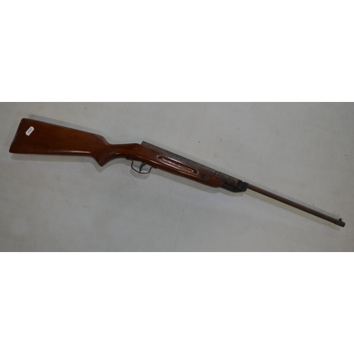 703 - Rifled Slavia model 622, .22 calibre break barrel rifle made in Czechoslovakia. Barrell doesn't lock... 