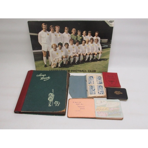 331 - Autograph book cont. various sport personalities inc. Len Hutton, Don Bradman, A.G. Nicholson, etc.,... 