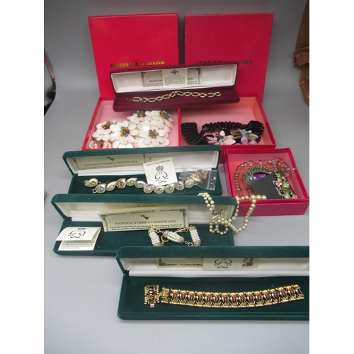 80 - Costume jewellery including Butler & Wilson, Kamrose & Kross, Clairon-Pell Princess Grace Collection... 