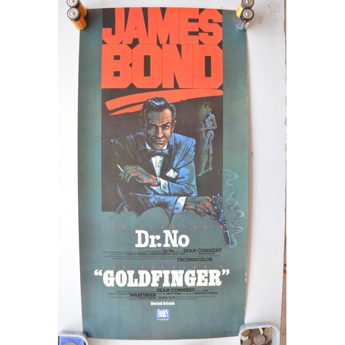 815 - Dr No/Goldfinger combo video release poster by Magnetic video corporation (1981), 18