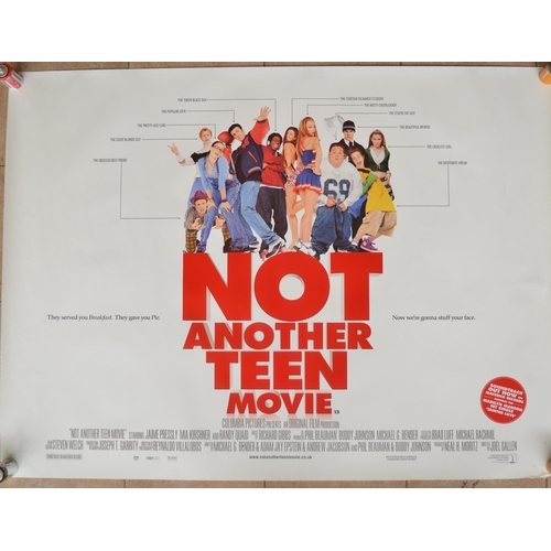 833 - Four original modern quad sheet film posters: Thunderpants, Bend It Like Beckham, Not Another Teen M... 