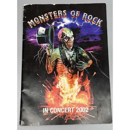 834 - Monster of Rock in Concert 2002, concert programme