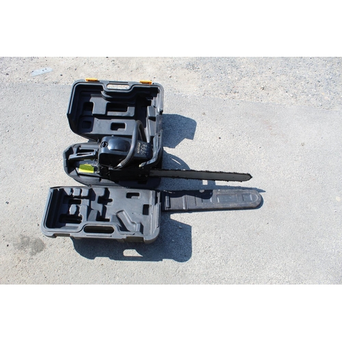 1461 - Boomag 52cc petrol chainsaw with 18inch bar and with own carrying case