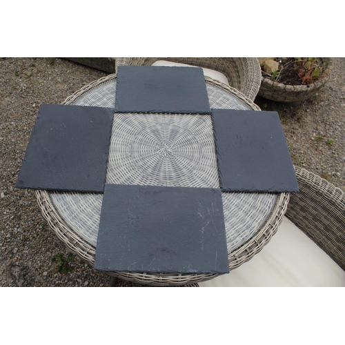 1457 - Large collection of slate dining table mats for weddings and functions (quantity)