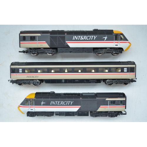 10 - Hornby boxed OO gauge 3 coach Class 43 InterCity 125 train pack set R336 with power car, coach and d... 