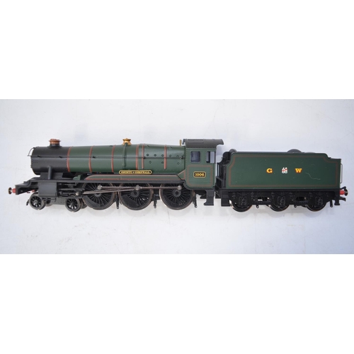 25 - Boxed Hornby OO gauge GWR 4-6-0 1006 County Of Cornwall electric locomotive with tender (R2937), DCC... 