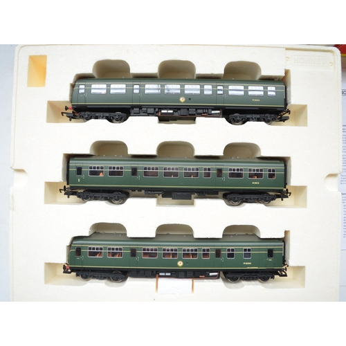 7 - Hornby boxed OO gauge 3 coach British Rail Class 101 DMU set R2578 with power car and 2 coaches, DCC... 
