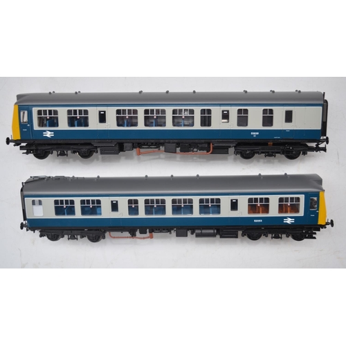 53 - Bachmann OO gauge 2 car DMU set 32-902A, Class 108 in British Rail blue/grey livery, 1x power car (D... 