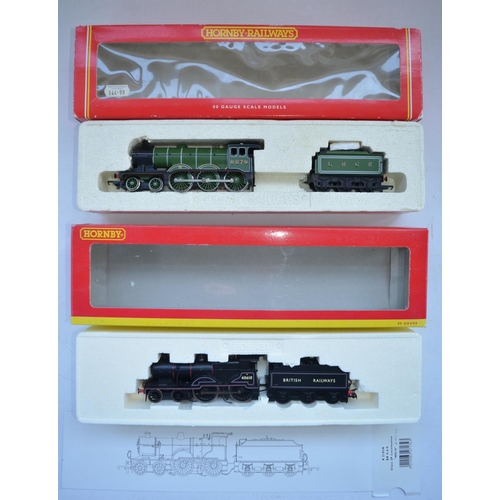 63 - Two Hornby OO gauge electric locomotive models to include R284 LNER Class B12/3 4-6-0 8579 and R2183... 