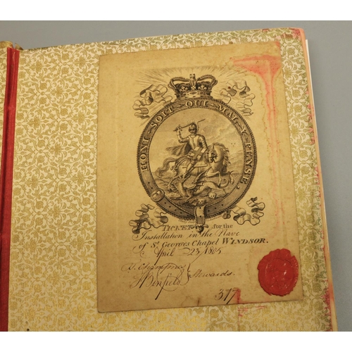 1302 - Victorian Birthday book for Ethel M. Austin dated 1890, utilized as a scrap book, containing various... 