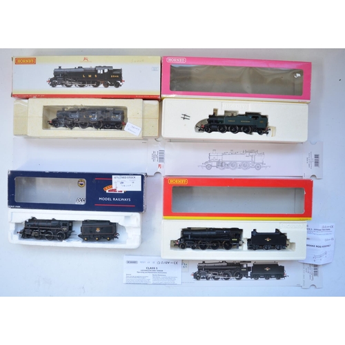 75 - Four previously run electric locomotive models to include Hornby R2321 BR 4-6-0 Class 5MT 