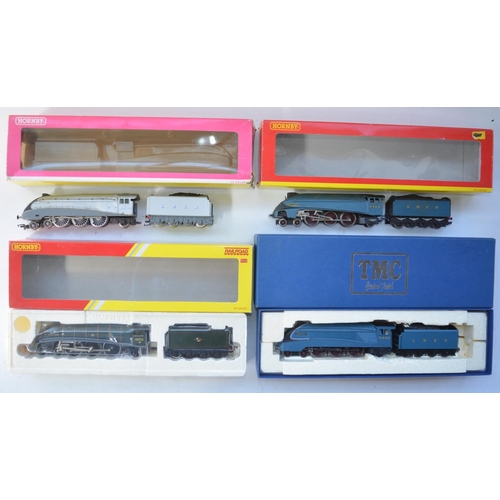 76 - Four OO gauge Class 4 electric steam train models, all A/F and in well used condition