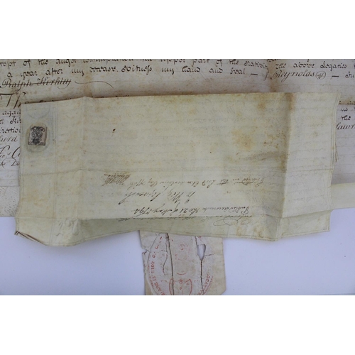 1351 - Probate of the Will of Sir Joshua Reynolds, Knight deceased dated 28th February 1792, the vellum doc... 