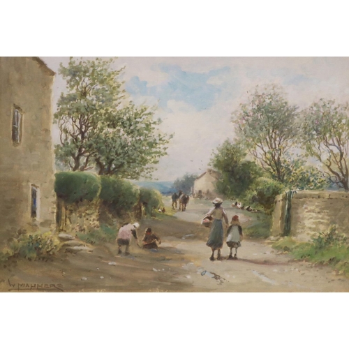 1356 - William Manners (British 1860-1930); 'Springtime, a Village near Arnside & 'A Westmoreland Common, L... 