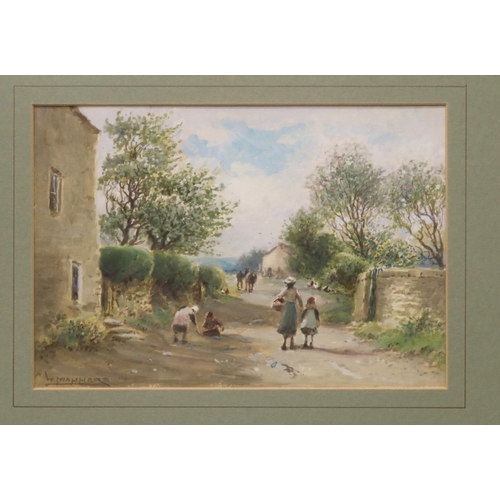 1356 - William Manners (British 1860-1930); 'Springtime, a Village near Arnside & 'A Westmoreland Common, L... 