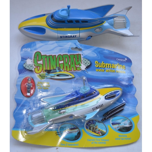 Collection of Stingray and Thunderbirds toys to include boxed