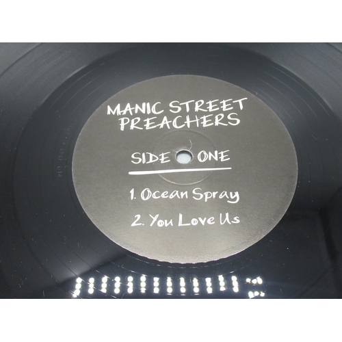 295 - Manic Street Preachers - On Track with Seat LP & Gold Against the Soul (474064 1) LP (2)