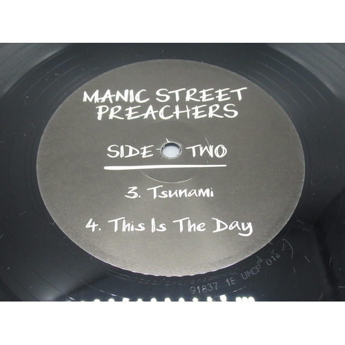 295 - Manic Street Preachers - On Track with Seat LP & Gold Against the Soul (474064 1) LP (2)